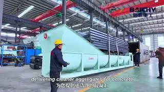 Spiral Sand Washing Machine | High-Efficiency Cleaning | Cleaning Efficiency of over 90%