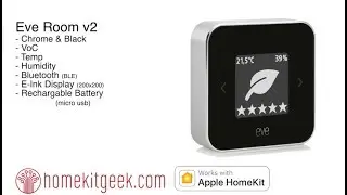 Eve Room v2 Air Quality Sensor with Apple Homekit