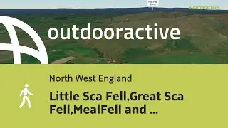 Flyover video: Little Sca Fell,Great Sca Fell,MealFell and Great Cock Up on 6 Jan 2026