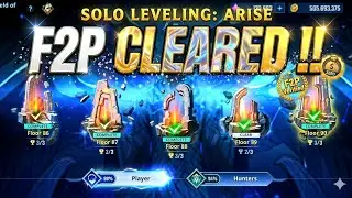 F2P BATTLEFIELD OF TRIALS PLAYER FLOOR 86-90 !! - [Solo Leveling Arise]