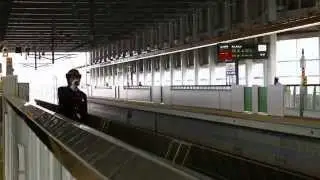 糸魚川駅　はくたか564号　乗降終了合図