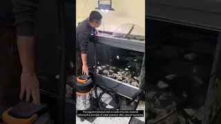 Negative pressure fish tank
