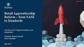 Retail Apprenticeship Reform - Overview of on-programme delivery and assessment