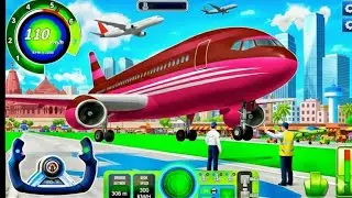 Flight Airplane City Pilot Simulator - Plane Boeing Emergency ✈️ Gameplay