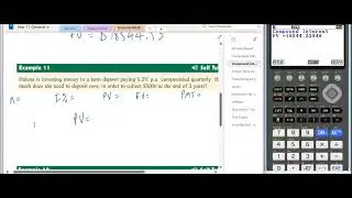 Compound interest using a graphics calculator (investing)