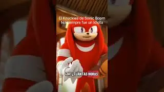 Knuckles Usando el 🧠 #shortvideo #sonic #sonicboom #humor #parody #knuckles #sonicthehedgehog