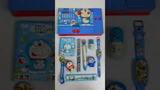 Doraemon Collection🥰 Sharpener, Pen, Pencil, Diary, Keychain, Watch, Scale & Geometry #doraemon