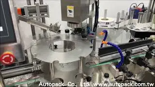 Automatic Capping Line/ Cap Feeder+Capper+Labeler+Date Coder/ Screw Cap Packaging/AutoPack