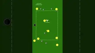 Possession Football Soccer Training. Soccer Drill, & Soccer Rondos. Entrenamiento de f&uacute;tbol. S