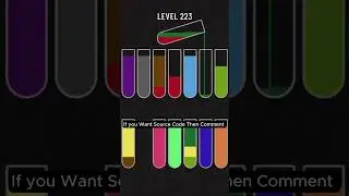 water sort puzzle Game Unity #shorts  #unitytechnology