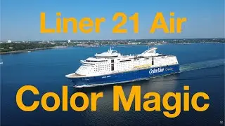 Sailing into Sail City: Color Magic approaching Kiel