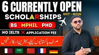 Top 6 Fully Funded Scholarships for Pakistani Students 2025 | Study Abroad Free |