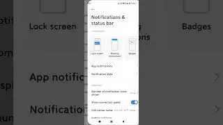 Redmi 12 5g Xiaomi HperOS | Control center Label Show and hide settings