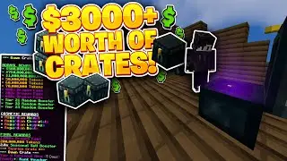 OPENING $3000+ WORTH OF MONTHLY CRATES *INSANE LOOT* | Minecraft OP Prison | VanityMC