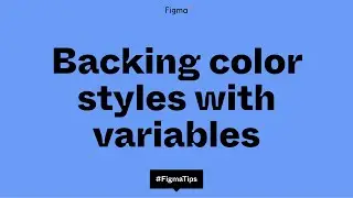 Backing color styles with variables