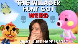 Something TERRIFYING happened on this villager hunt | Animal Crossing New Horizons