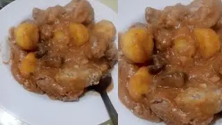 One Pot Dinner  | Easy Meat, Potatoes and Nduma (Arrowroots) Recipe 