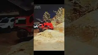 offroad easy paper diorama for hot wheels matchbox cars diy