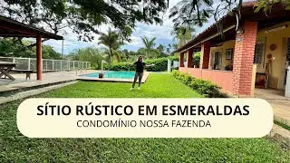 🚀VENDIDO🚀  |  SÍTIO RÚSTICO COM PISCINA | ESMERALDAS / MG | CONDOMÍNIO NOSSA FAZENDA