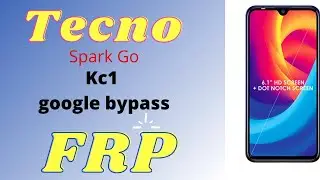 Tecno spark Kc1 frp bypass Tecno spark Go Google account bypass