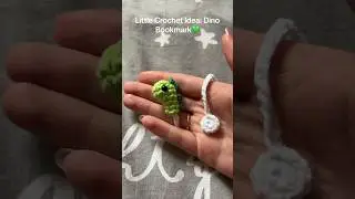 Tutorial on my channel!!🥰🦕 #crochet #bookmark #dinosaur #crochettutorial #crocheting