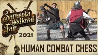 Human Combat Chess at Sarasota Medieval Fair 2021