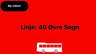 Linje: 40 Øvre Sogn | Høyttaler på topp! 😎