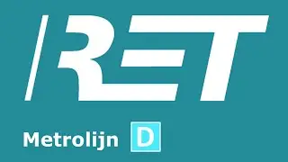 Afroep - Metrolijn D richting De Akkers - Beurs (5300/5400 serie)
