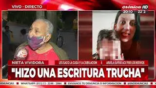 Nieta le sacó la casa y la jubilación a sus abuelos