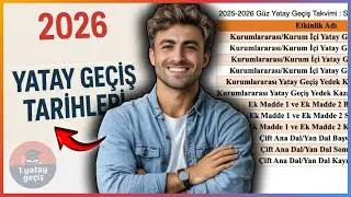Yatay Geçiş Bahar Dönemi Başvuru Tarihlerinde Bu Ayrıntıyı Kaçırma ⚠️ 2026 Yatay Geçiş Tarihleri