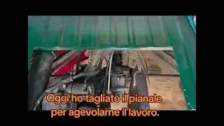 APE 50 TAGLIO PIANALE PER AGGEVOLARNE IL LAVORO. #ape50 #ape50tuning #tuning #piaggioape50