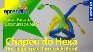 Como fazer um chapéu de palhaço com balões