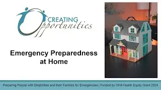 Creating Opportunities Emergency Preparedness for Families