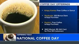September 29th is National Coffee Day!