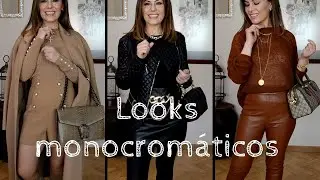 Ideas de looks monocromáticos
