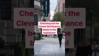 🎉📚 Checking out the Clever Girl Finance books in store!