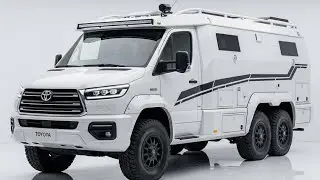 Toyota Sprinter 6&times;6 бронированный кемпер 2026 года | Роскошный обзор салона на 360&deg; | Безопасная ...