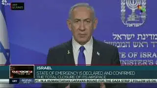 Israel, State of Emergency is declared and confirmed the total closure of its airspace