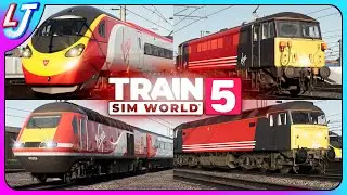 Train Sim World 5 — коллекция поездов Virgin (с индивидуальными ливреями)