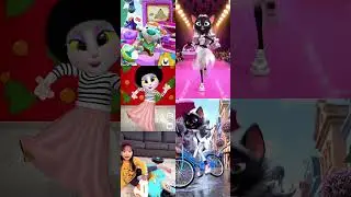 My Talking Angela &ndash; Funny Moments #mytalkingangela #shorts #funny