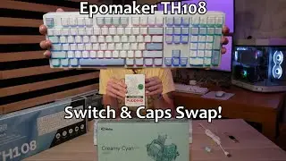 Замена переключателя и колпачков Epomaker TH108!