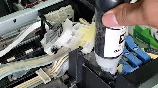 PROSES PERGANTIAN TINTA ART PAPER PADA PRINTER EPSON 4 DIGIT