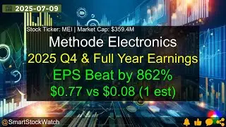 Methode Electronics (MEI|$359.4M) - 2025 Q4 & Full Year Earnings Analysis