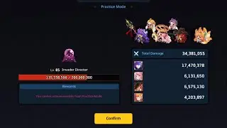 Guardian Tales - Raid - Invader Director 85 (Dark) [Andras-Gabriel-Nari-Rosetta]
