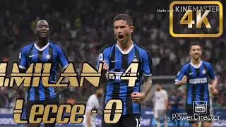 Inter Milan Vs Lecce 4-0 Highlight and Goal 27/08/2019