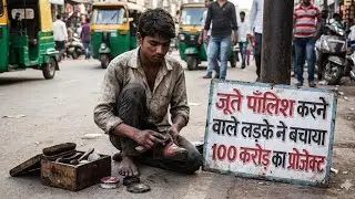 गरीब जूते साफ करने वाले लड़के ने बचाया 100 करोड़ का प्रोजेक्ट #motivation #motivationalstory 
