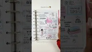 How I plan creatively and functionally in my Happy Planner #plannercommunity #lifeplanner #planner