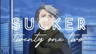 SUCKER— twenty one two cover|| Yuuri!!!On Ice AMV|| Victor×Yuri