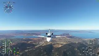 Microsoft Flight Simulator - Hobart airport to my house!