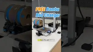 FREE Automatic Build Plate Changer for the Bambu A1